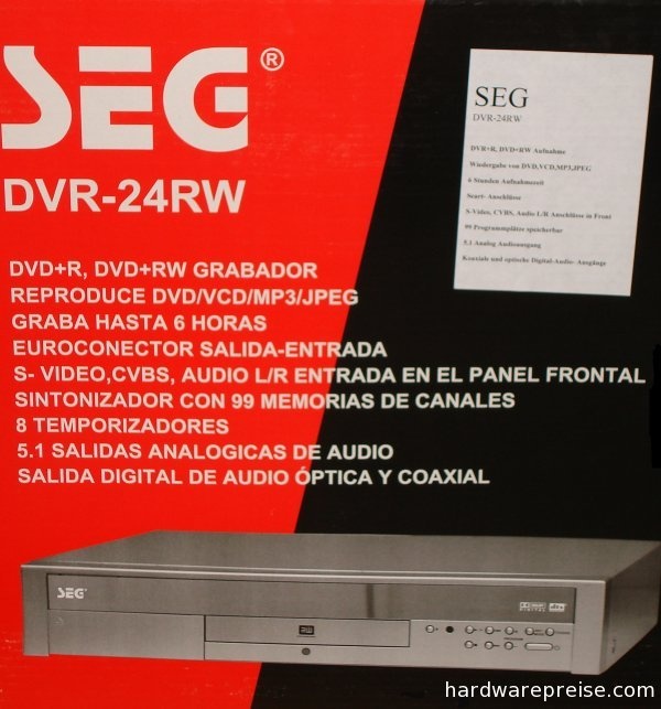 DVD-Recorder SEG DVR24RW